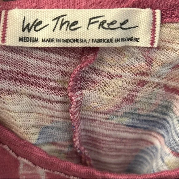 Free People Hey Girl Cotton Tank Top Size M - Picture 4 of 9